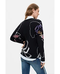 Desigual Women's Thin printed sweater