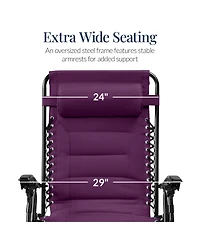 Best Choice Products Oversized Padded Zero Gravity Chair