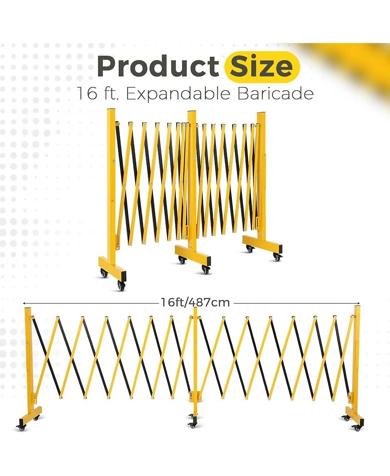 gaomon 3 Panel Room Divider Screen with Storage Shelves and Rolling Wheels