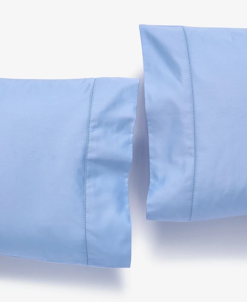 Charter Club Solid 550 Thread Count 100% Cotton Pillowcase Pair, King, Exclusively at Macy's