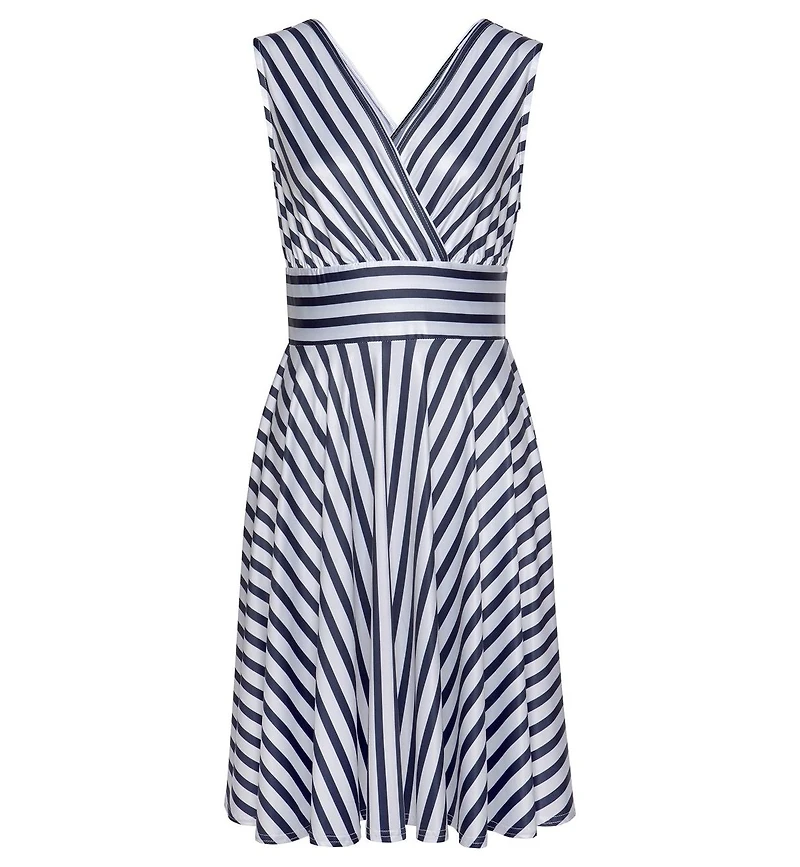 Lascana Women's Sleeveless Wrap Look Dress