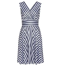 Lascana Women's Sleeveless Wrap Look Dress