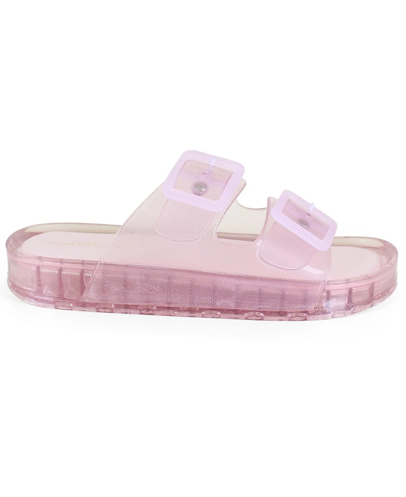 BCBGeneration Women's Marli Platform Jelly Sandal