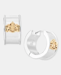 Lauren Ralph Lauren Logo Hoop Earrings