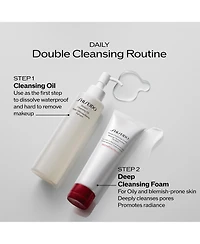 Shiseido Deep Cleansing Foam (For Oily to Blemish-Prone Skin), 4.2-oz.