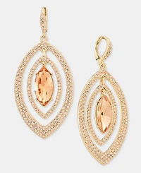Givenchy Crystal Pear-Shape Orbital Drop Earrings