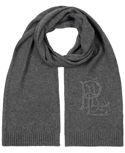 Lauren Ralph Embroidered Logo Scarf