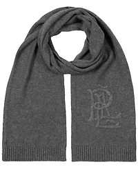 Lauren Ralph Embroidered Logo Scarf