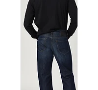 Mavi Jeans Men's Matt Relaxed Straight Leg Dark Stanford