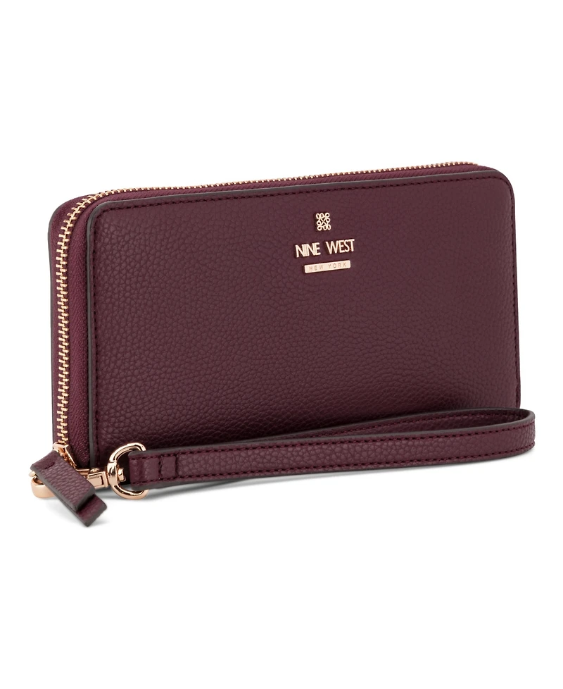 Nine West Luela Zip Around Wristlet