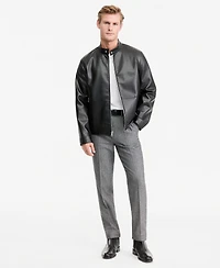 Calvin Klein Men's Leather Moto Jacket