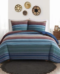 Brooklyn Loom Met Stripe Yarn Dye 3-Piece Comforter Set