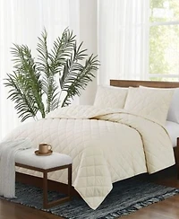 Brooklyn Loom Pinstripe 3 Piece Quilt Sets