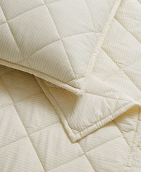 Brooklyn Loom Pinstripe 3-Piece Quilt Set, Full/Queen
