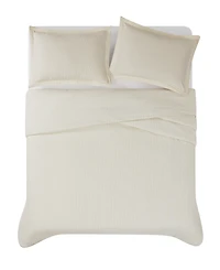 Brooklyn Loom Levi Stripe 3-Piece Duvet Cover Set