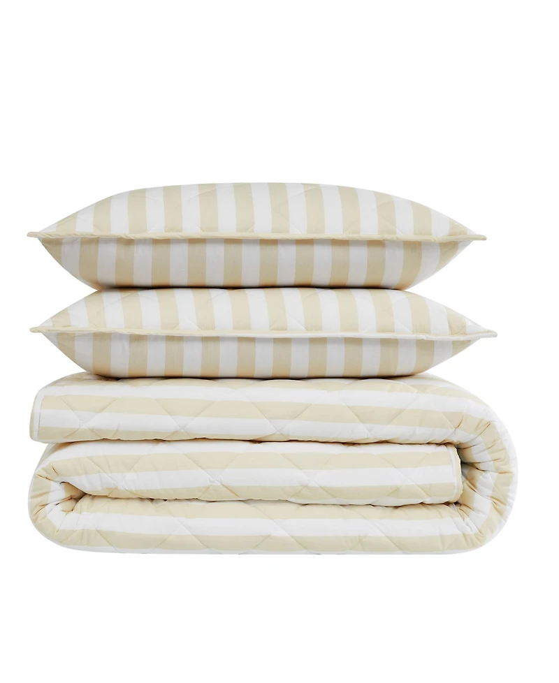 Brooklyn Loom Levi Stripe 3-Piece Quilt Set