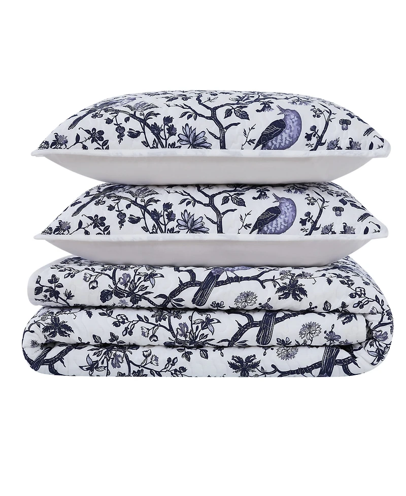 Brooklyn Loom Ava Floral 2-Piece Quilt Set, Twin/Twin Xl