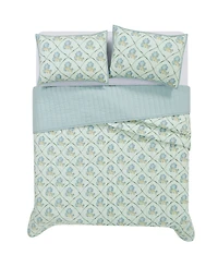 Brooklyn Loom Olivia 3-Piece Quilt Set, King