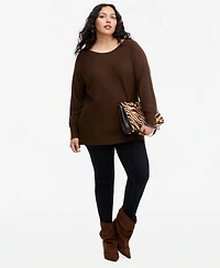 I.n.c. International Concepts Plus Boat Neck Raglan Sweater, Macy's Exclusive