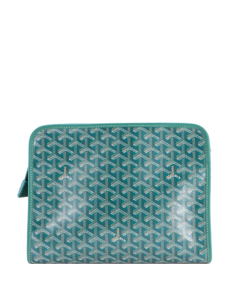 Pre-Owned Goyard Gm Jouvence Toiletry Pouch Coated Canvas
