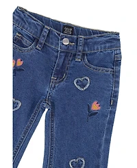 Deux par Deux Baby Unisex (0-24)months French Terry Denim Evolutive Pants Denim