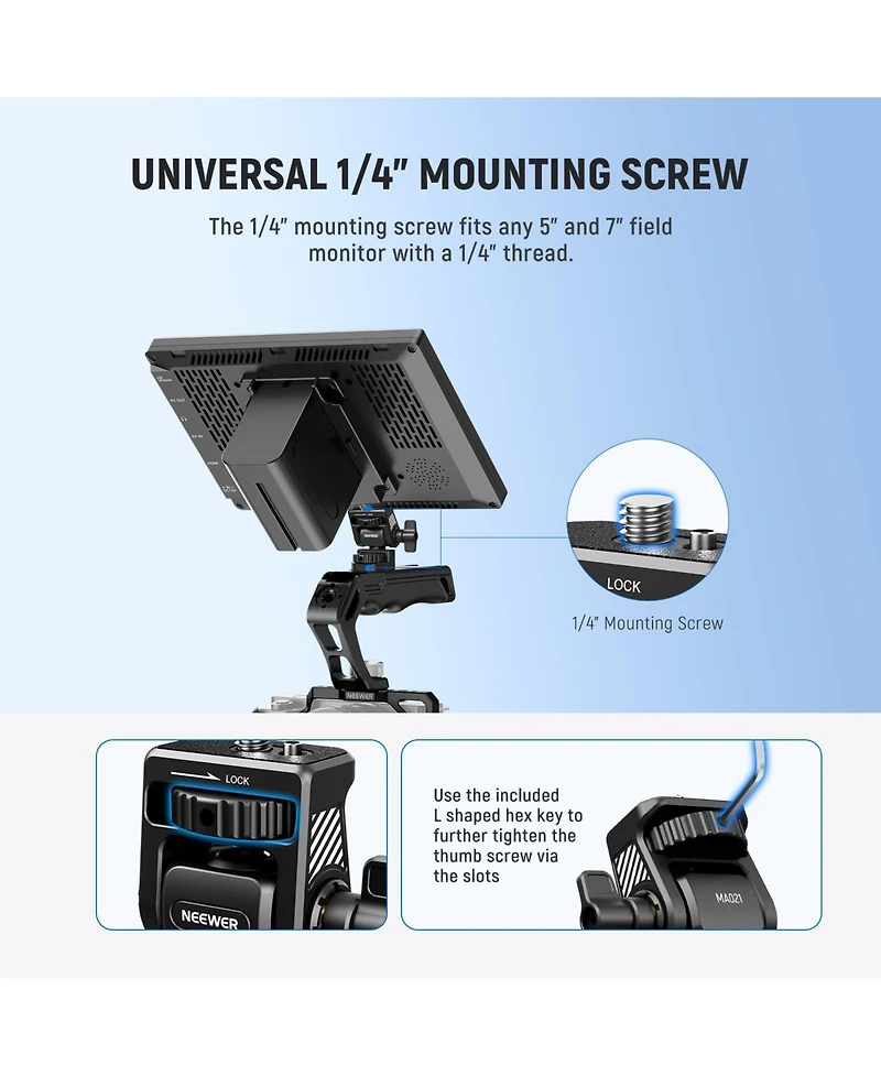 Neewer MA021 Camera Mounting Accessory for Atomos Ninja 5" and 7" Camera Monitor SmallRig