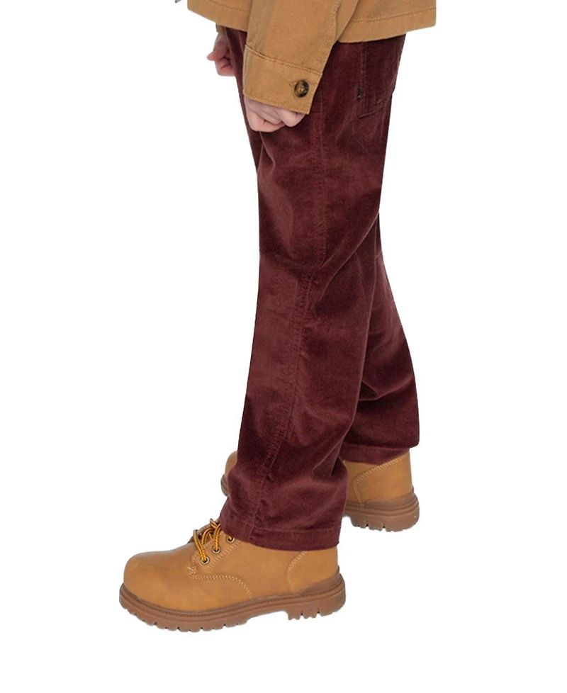 Deux par Baby Boys 12M - 24M Stretch Corduroy Pants with Cargo Pocket