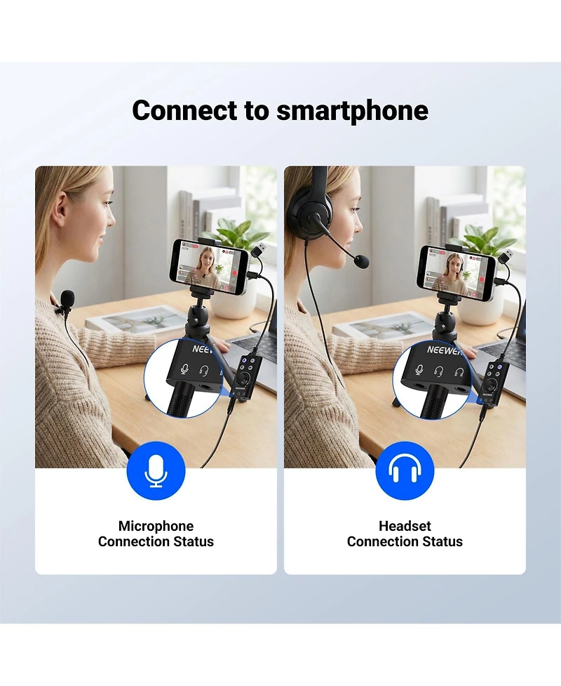 Neewer PP07 Camera and Photo Accessory with Usb C for Mac Windows Pc Phone PS4 PS5