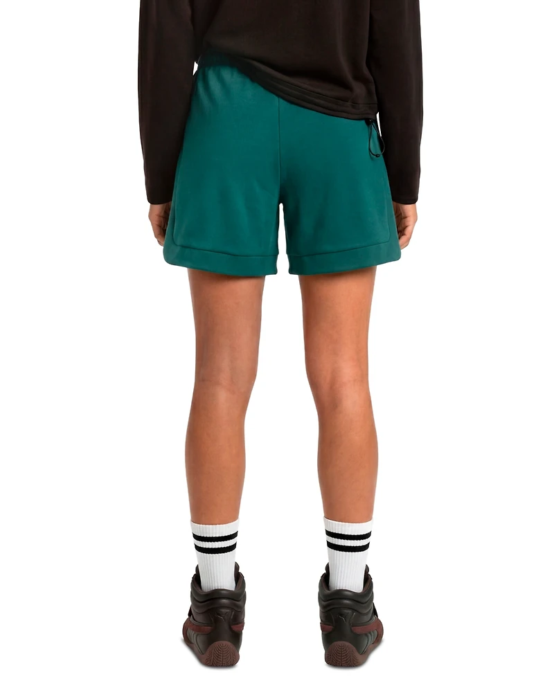 Puma Women's Loose Fit Mid-Rise Shorts