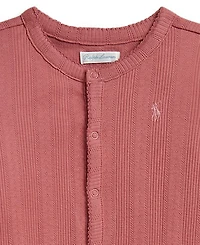 Polo Ralph Lauren Baby Girls' Pointelle Knit Cotton Footed Coverall