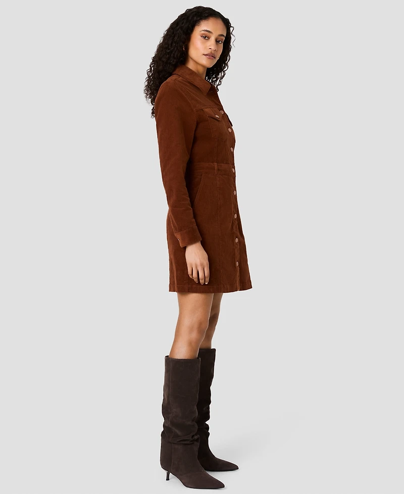 French Connection Women's Casey Collared Long-Sleeve Mini Dress