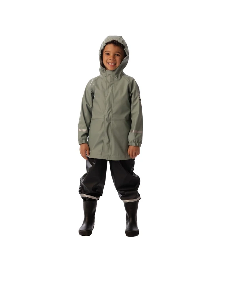 Deux par Little and Big Unisex (6Y - 14Y) Rain Overalls Pant