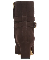 Franco Sarto Women's Suede Almond Toe Ankle Booties