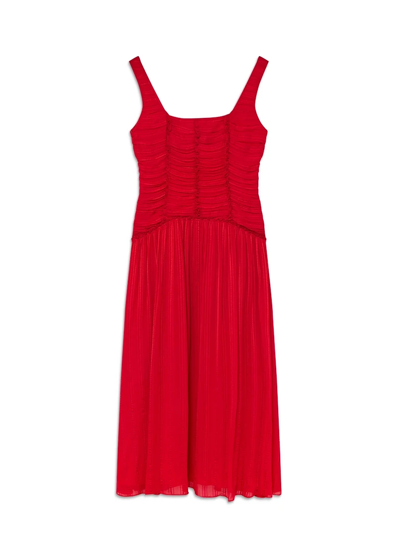 Whistles Women's Square Neck Wide Strap Maxi Dress