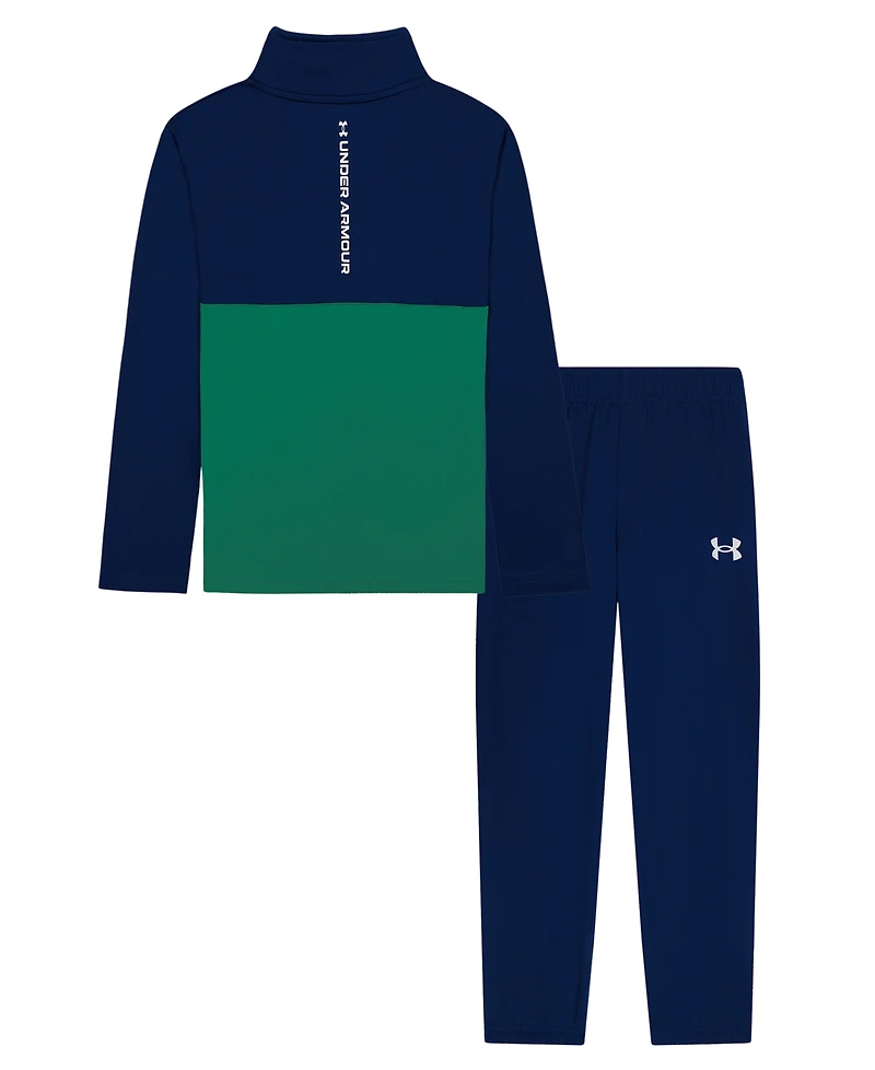 Under Armour 2T-7 Long-Sleeve Top and Jogger Pants, 2-Piece Set