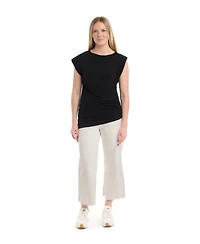 Wilt Women's Boat Neck Rolled Cuff Tee