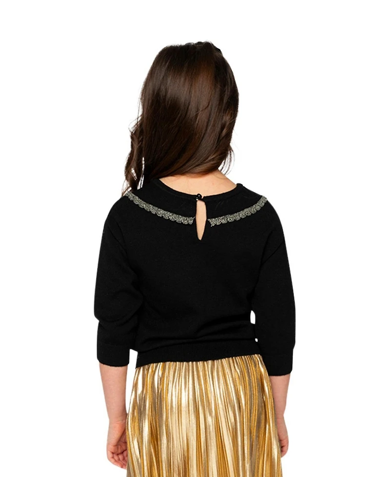 Deux par Toddler Girl (2T - 5T) Knitted Sweater