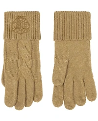 Lauren Ralph Metallic Embroidery Gloves