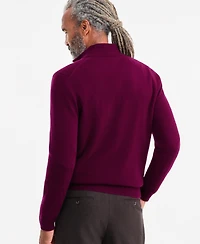 Club Room Men's Cashmere Quarter-Zip Sweater, Created for Macy's