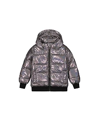 Deux par Deux Toddler Girl 2T-5T Winter Puffy Jacket Glitter