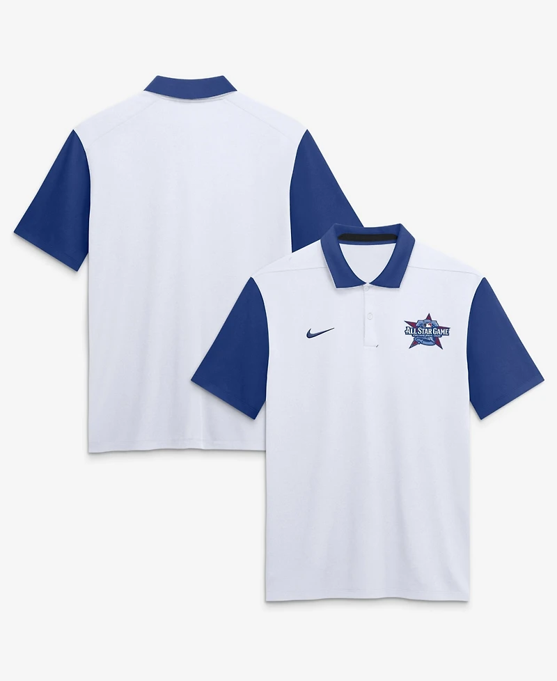 Nike Men's White/Royal 2026 Mlb All-Star Game Authentic Collection Vapor Dri-fit Polo Shirt