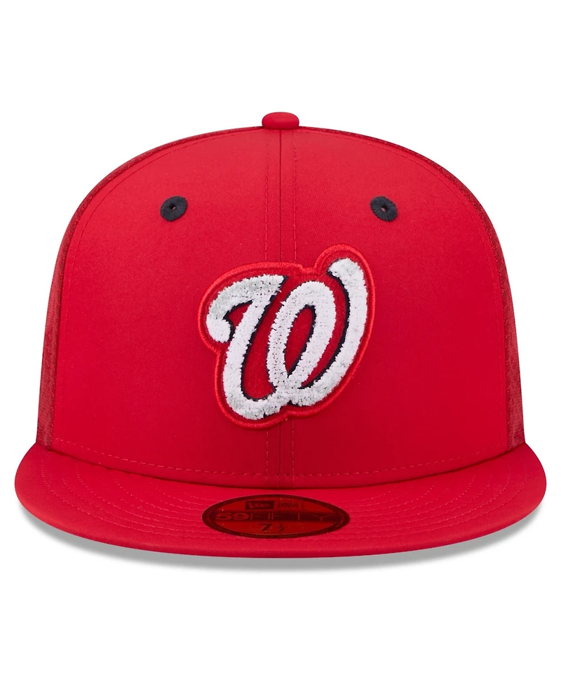 New Era Men's Red Washington Nationals 2026 Mlb All-Star Game Workout 59FIFTY Hat