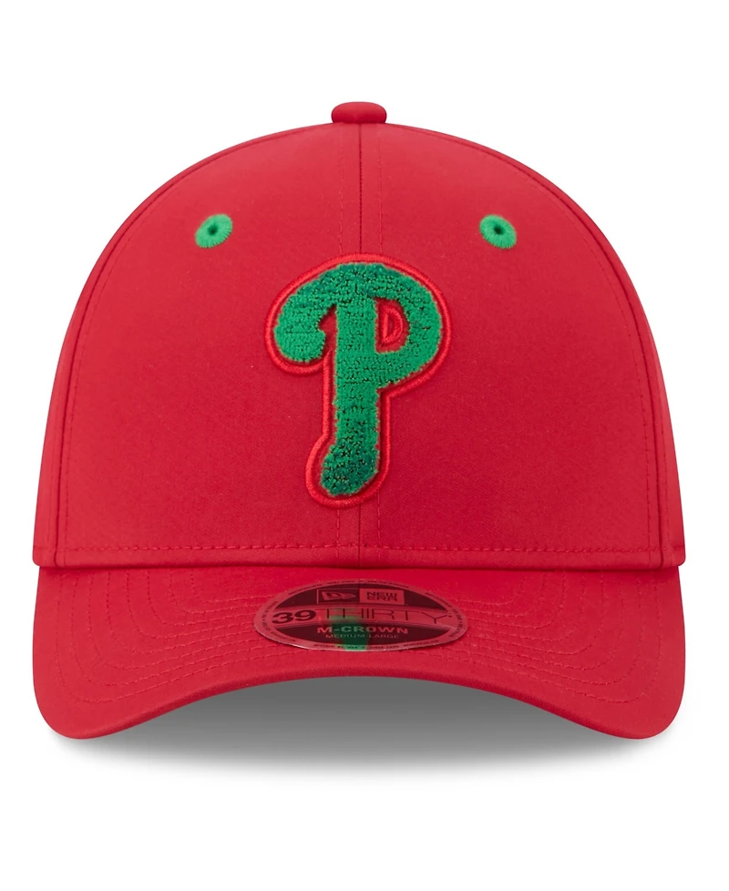 New Era Men's Red Philadelphia Phillies 2026 Mlb All-Star Game Workout 39THIRTY M-Crown Flex Hat