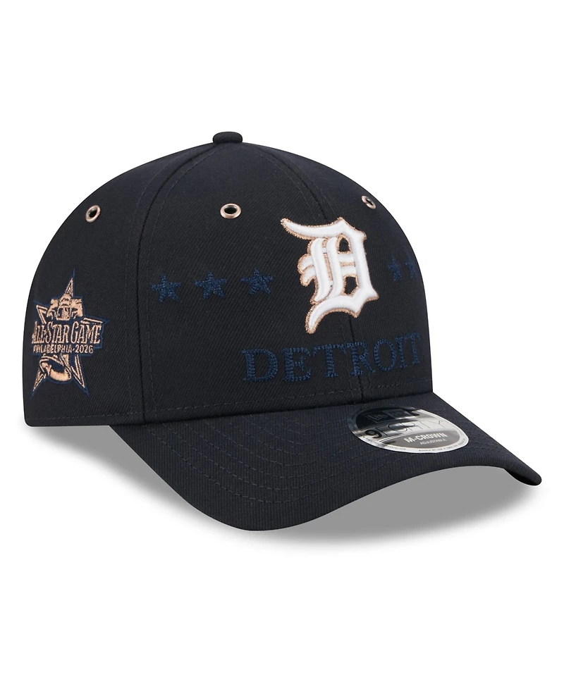 New Era Men's Navy Detroit Tigers 2026 Mlb All-Star Game 9FORTY Adjustable Hat