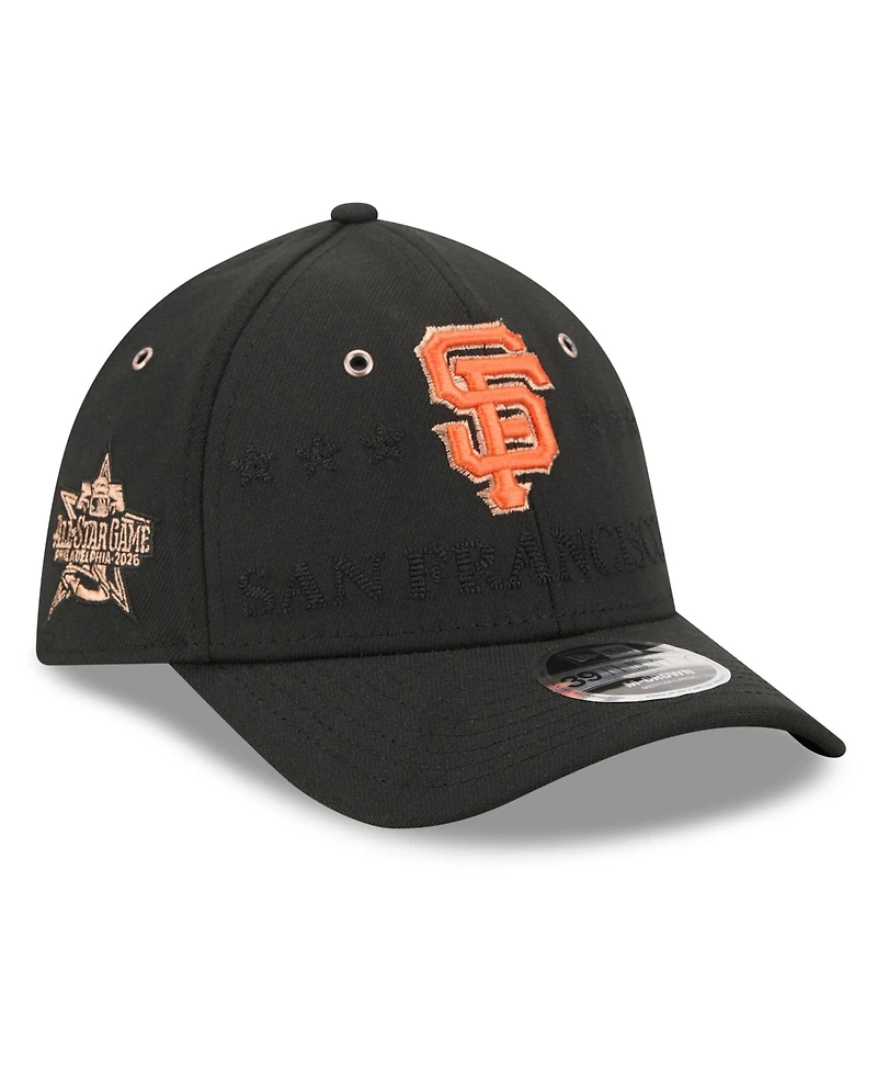 New Era Men's Black San Francisco Giants 2026 Mlb All-Star Game 39THIRTY Flex Hat