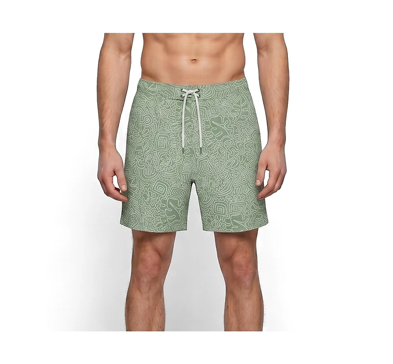 Surfside Supply Co. Men's Duke 7.25" Doodle Boardshort