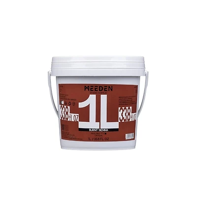 Meeden Burnt Sienna Acrylic Paint, Heavy Body, Gloss Finish, Extra-Large 1 L /33.8 oz Rich Pigments Color