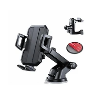 Gonez 3-in-1 Car Phone Holder Mount with Strong Suction Cup, Dashboard Windshield Air Vent Cell Phone Holder for iPhone and Android Smartphones