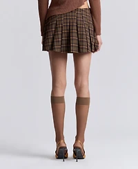 Avec Les Filles Women's Belted Mini Skort