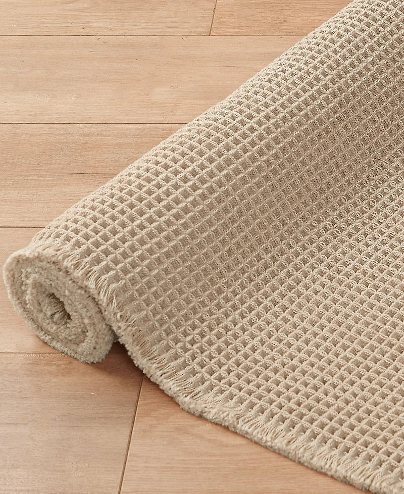 Lucky Brand Taylor Solid Waffle Weave 2-Piece Bath Rugs Set